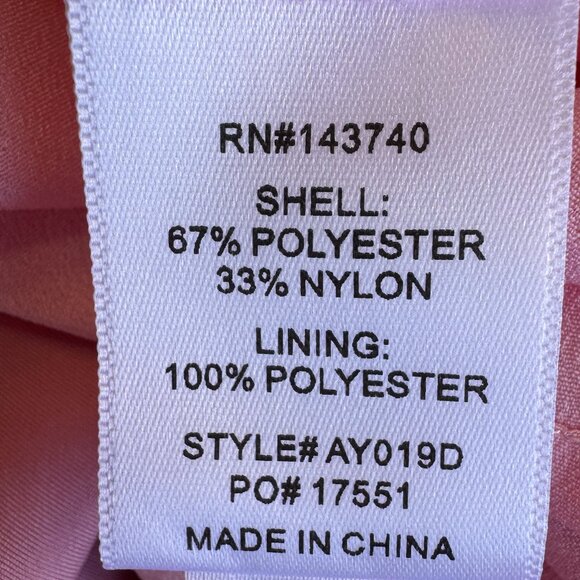 NEW Tuckernuck Hyacinth House Pink Bobbi Mini Dress with Bow at Back Size Large - Picture 7 of 9